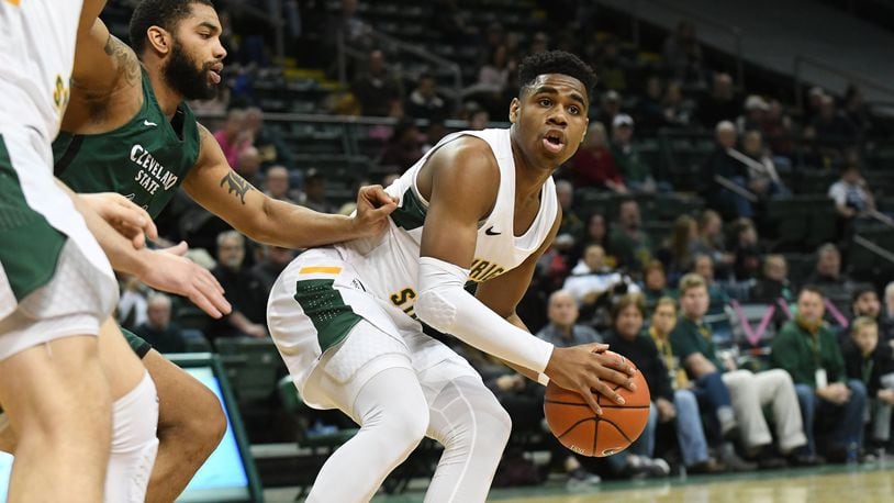 Wright State freshman Malachi Smith during a game against Cleveland State last month at the Nutter Center. Keith Cole/CONTRIBUTED