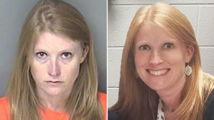 Rothwell has been with Stuart W. Cramer High School since 2014. Her profile page on its website was taken down after she was booked into jail. (WSOCTV.com)