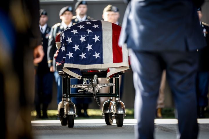 James "Pee Wee" memorial service at Dayton National Cemetery