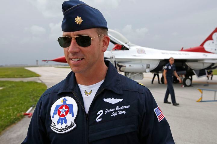 Air Force Thunderbirds Arrivein Dayton