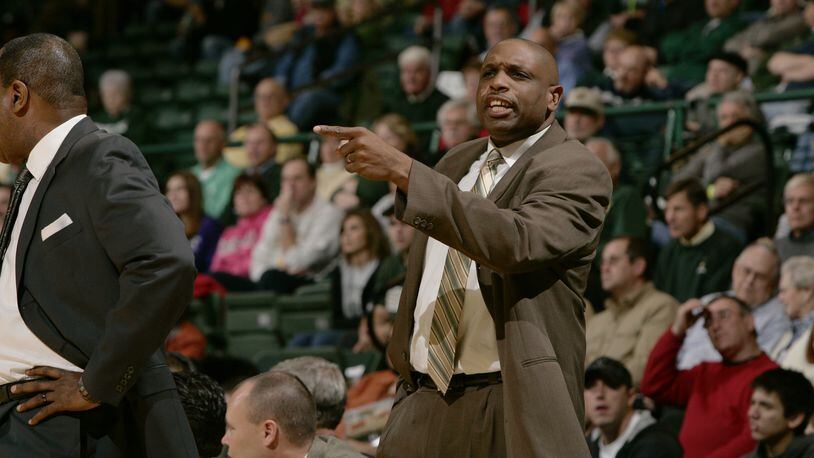 Jayson Gee coaches during a game with Cleveland State. Contributed photo