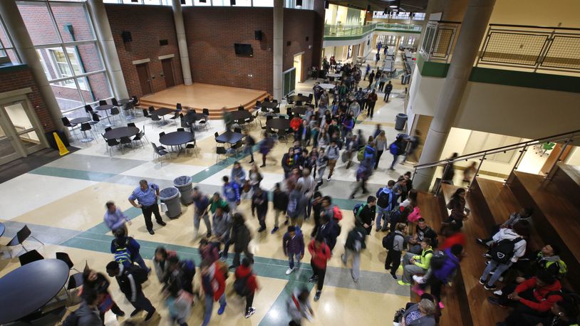 Northmont High School features a two-story atrium area that serves as the center of the school and is aptly named Thunderbolt Way. FILE PHOTO