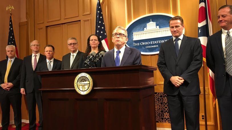 Governor-elect Mike DeWine named eight people to key posts in his administration.