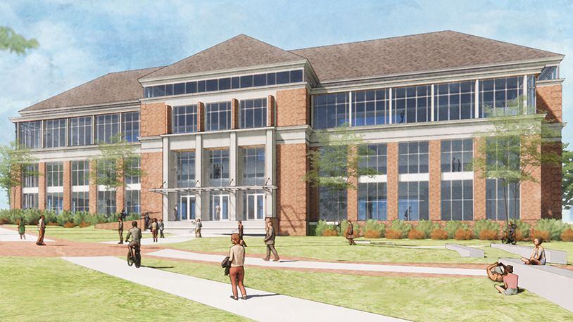 Miami University officials announced Monday a $20 million donation from a 1981-graduate and now business executive will create a new building on the Oxford campus by 2023. The Richard M. McVey Data Science Building will be named in the donor's honor. (Provided Photo\Journal-News)