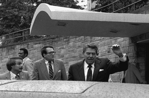 President Ronald Reagan shot, March 30, 1981