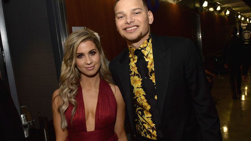 LOS ANGELES, CA - FEBRUARY 10:  Katelyn Jae and Kane Brown backstage during the 61st Annual GRAMMY Awards at Staples Center on February 10, 2019 in Los Angeles, California.  (Photo by Matt Winkelmeyer/Getty Images for The Recording Academy)