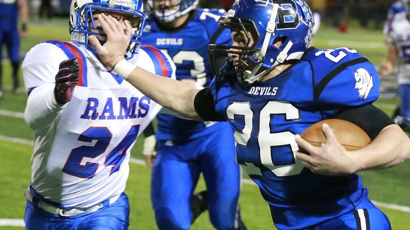 Brookville’s Bailey Wallen went for 5,508 yards rushing and 80 TDs in his four-year career. Bill Lackey/Staff