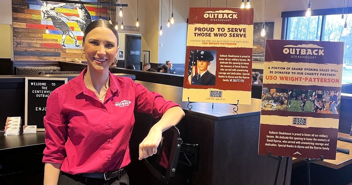 Outback Steakhouse opens in Centerville today, will offer giveaways Wednesday