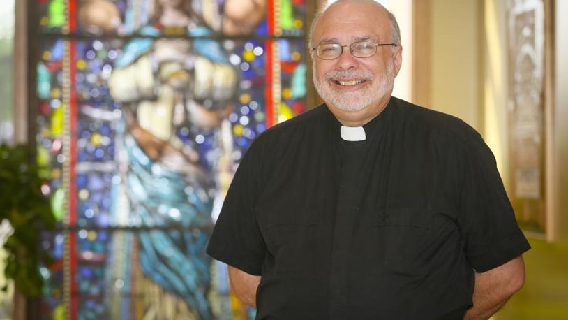 The Rev. Geoff Drew who served as pastor of St. Maximilian Kolbe Catholic Church in Liberty Twp. from 2009-2018, is accused of raping an altar boy decades ago. STAFF FILE