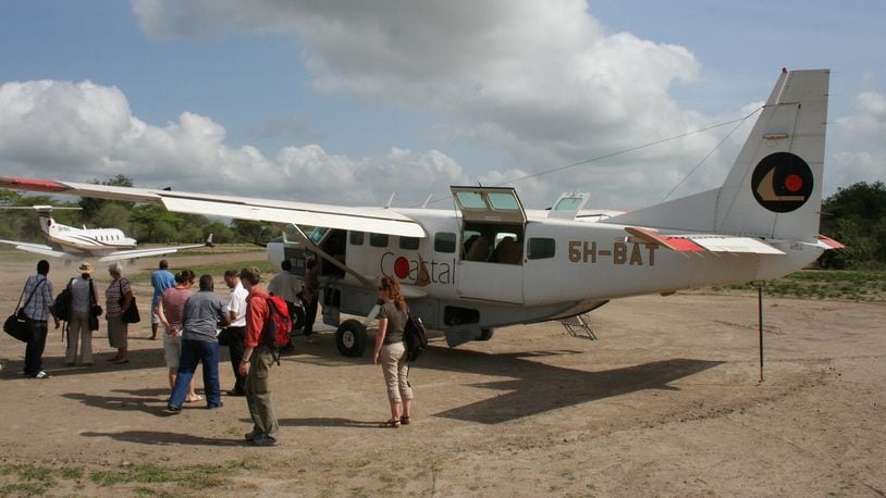 Most “bush” planes in safari countries such as Kenya, Uganda and Tanzania, where Coastal Aviation operates, are small and have strict weight limits. Travelers are advised to pack as light as possible with soft-sided duffel bags rather than a hard-shell case. (Mary Ann Anderson/TNS)