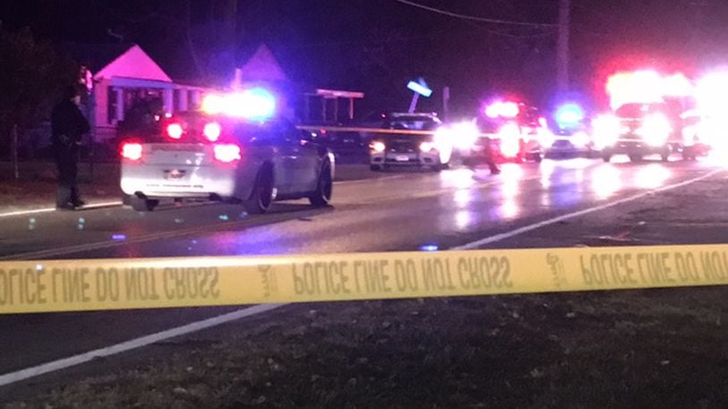 Four people, including a 5-year-old boy, were shot inside a home on Olive Road in Trotwood on Thursday night. The boy’s wound was superficial, police said. Three men were critically wounded. JOEY BRYANT/STAFF