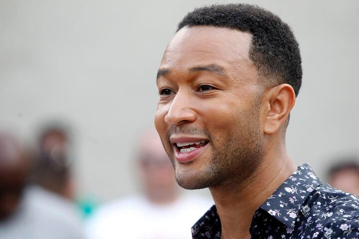 PHOTOS: John Legend visits the Oregon District to show support for the community