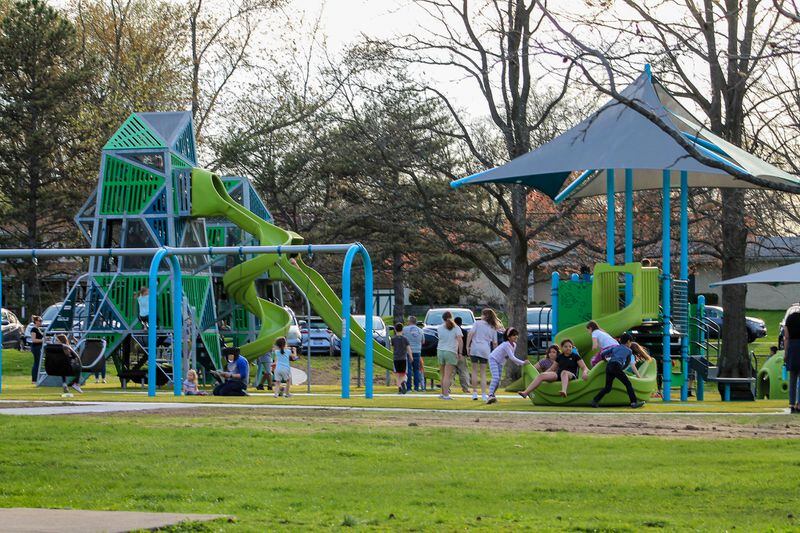 Centerville-Washington Park District recently added an all-inclusive playground to one of its most popular parks.  Yankee Park, 7500 Yankee St., dedicated the new playground on Friday, May 13, 2022. CONTRIBUTE