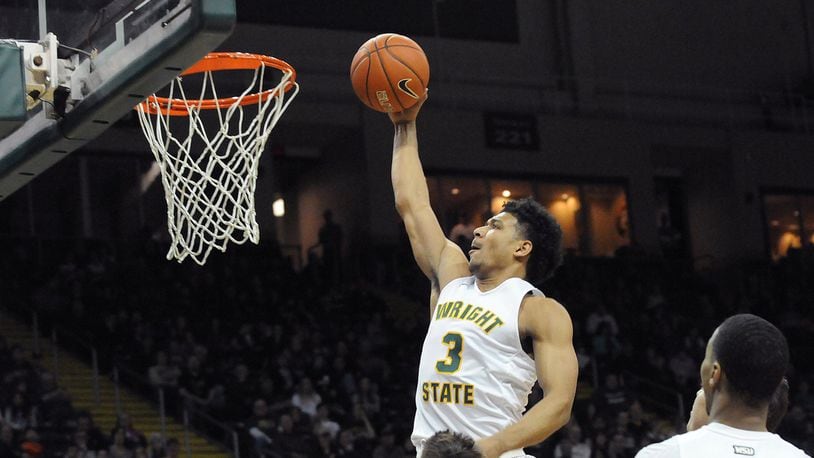 Wright State’s Mark Hughes is one of four guards who will start. KEITH COLE/CONTRIBUTED PHOTO