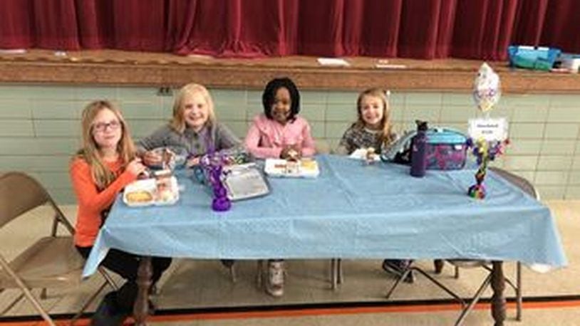 Students at Beavertown Elementary earned special seating at the Firebird Cafe for being Respectful, Responsible and Safe.