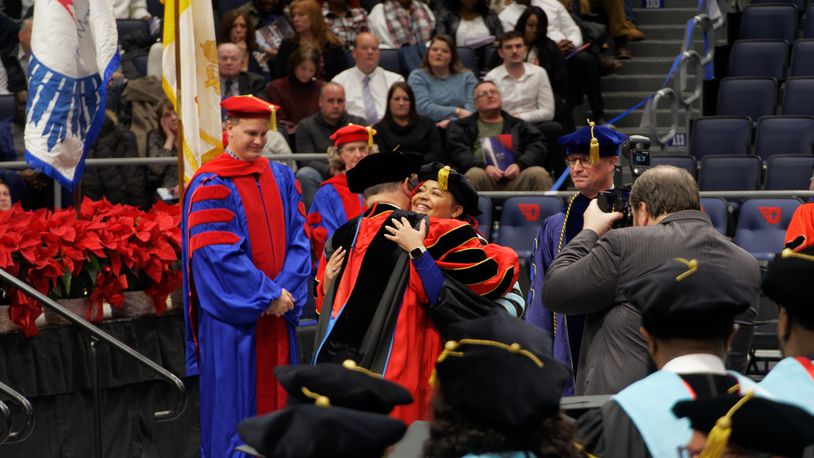 The University of Dayton held their 2022 fall commencement on Dec. 17, 2022. Photo Credit: Photographer is Shravanth Reddy Reddy