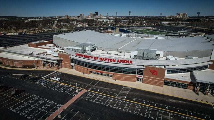 The 2023 NCAA First Four will be held at the University of Dayton Arena March14 and 15. The University of Dayton Arena completed its $75 million renovation in 2019. JIM NOELKER/STAFF