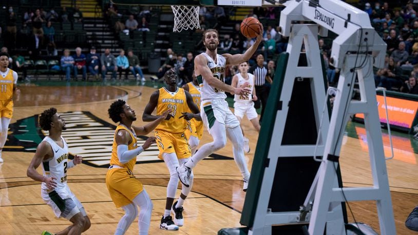 Wright State's Tim Finke puts up a shot against Milwaukee earlier this season at the Nutter Center. Joseph Craven/Wright State Athletics
