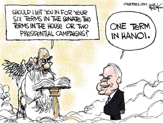 Week in cartoons: John McCain and more