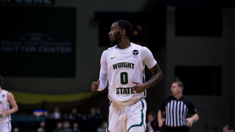 Wright State's Amari Davis during a game earlier this season. The Raiders lost to Cleveland State on Saturday night at the Nutter Center. Joe Craven/Wright State Athletics