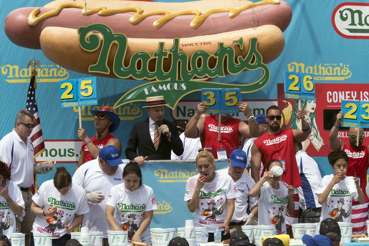 Photos: 2018 Nathan's Famous International Hot Dog Eating Contest