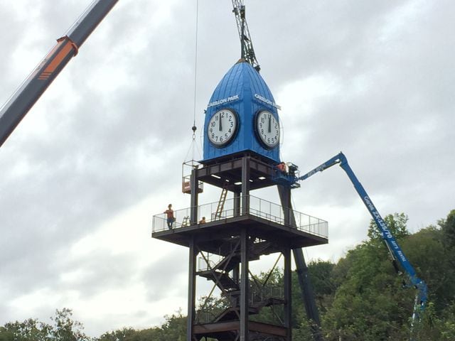 WATCH: Dayton’s historic Callahan Clock moves into its new home