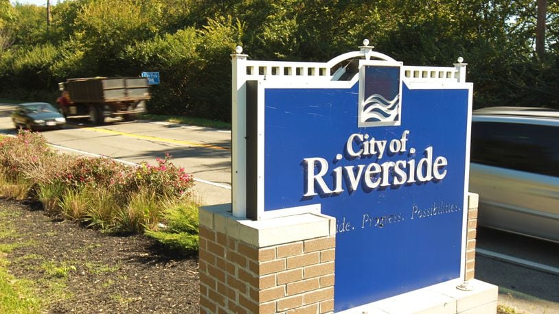 A Riverside welcome sign. JIM WITMER / STAFF