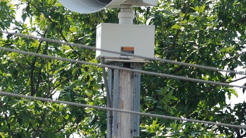 An outdoor siren system.