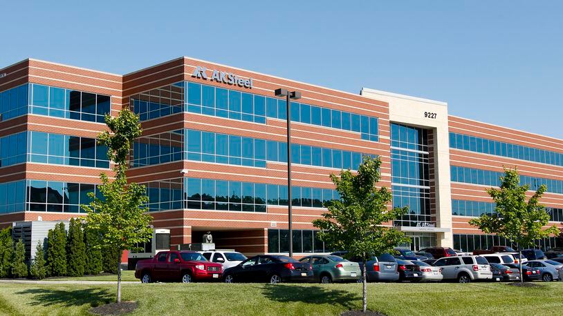 AK Steel Corporate Headquarters in West Chester Twp., Ohio. STAFF FILE PHOTO