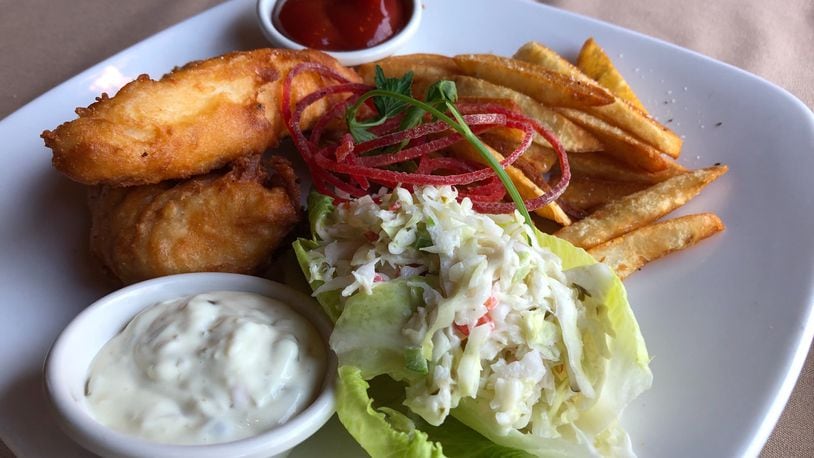 Fish & Chips ($17) from Club Oceano. MARK FISHER / STAFF PHOTO