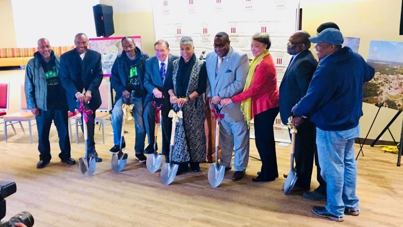 Officials from Central State University and Rid-All celebrated the school’s upcoming community garden with a groundbreaking ceremony on Friday. The garden should be ready by spring, CSU’s president said.