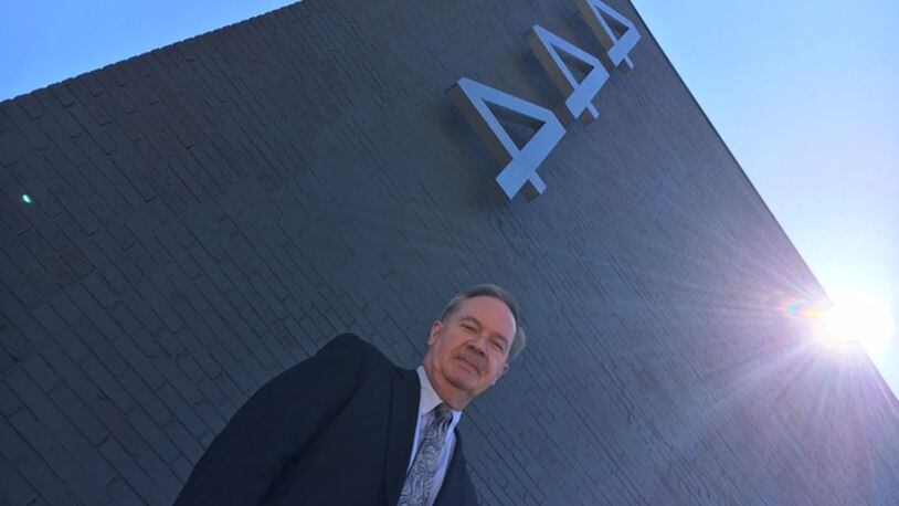 Doug Ebersole, former executive director of the Air Force Research Laboatory, at 444 E. Second St. in downtown Dayton in a photo taken in April. AFRL researchers will join civilians at the downtown Dayton location. THOMAS GNAU/STAFF