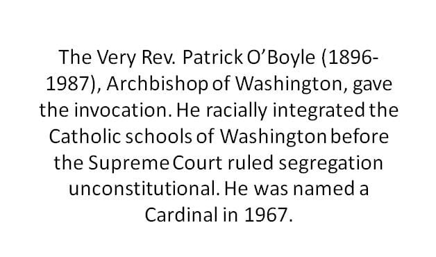 The Very Rev. Patrick O'Boyle