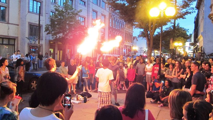 As many as 30,000 people attended the summer and fall Urban Nights events, which included activities, deals and tours of businesses and attractions downtown as well as in the Oregon District and Wright Dunbar neighborhoods.