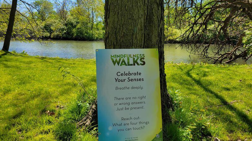 Five Rivers MetroParks has established four new "Mindfulness Walks" paths as part of their recognition of Mental Health Awareness Month.