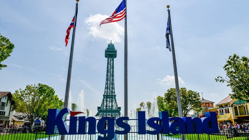 Kings Island will celebrate its 50th anniversary April 29 with a daylong birthday party and then launch a summer-long celebration in May. NICK GRAHAM/STAFF