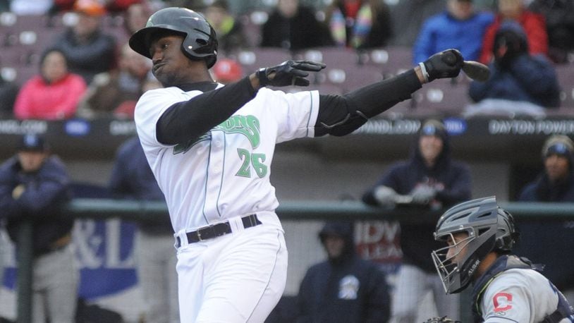 Dragons first baseman Montrell Marshall was given a 50-game suspension on Saturday for a second failed drug test. MARC PENDLETON / STAFF