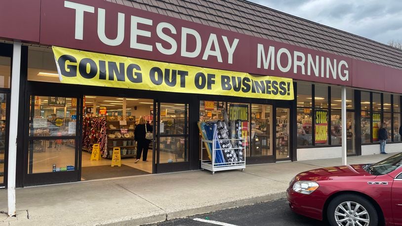 The Tuesday Morning at 4116 W. Town & Country Road is expected to close in late June. Customers have until May 13 to use their gift cards, according to the company’s website. NICK BLIZZARD/STAFF