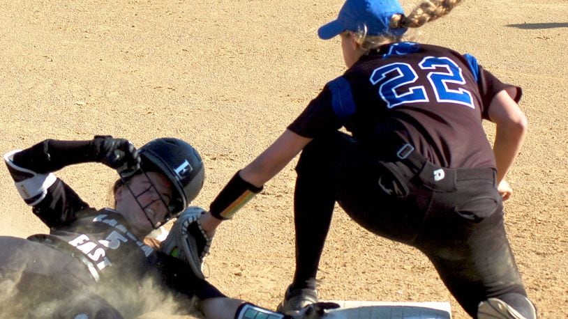 Springboro senior infielder Sophie Weber (right) was named to the Division I honorable mention. FILE