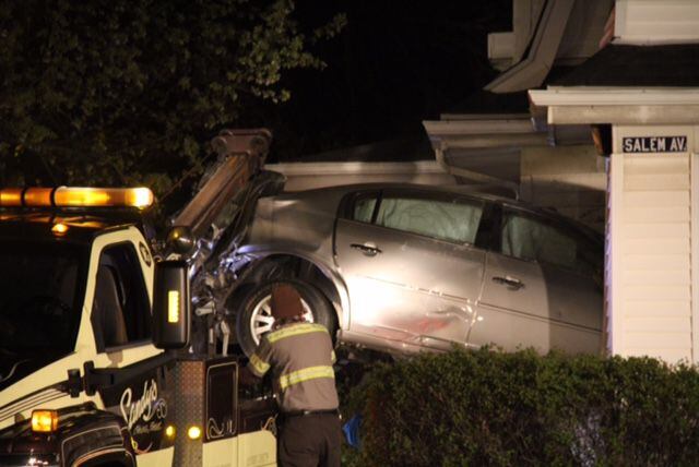 Car into house Wednesday morning