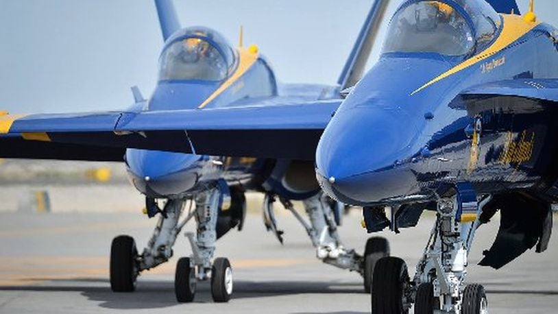 The Navy Blue Angels were set to headline the Dayton Air Show in 2020 before COVID forced the cancellation of that year's event. The Navy flight demonstration team will be the marquee act at the show this year. CONTRIBUTED.