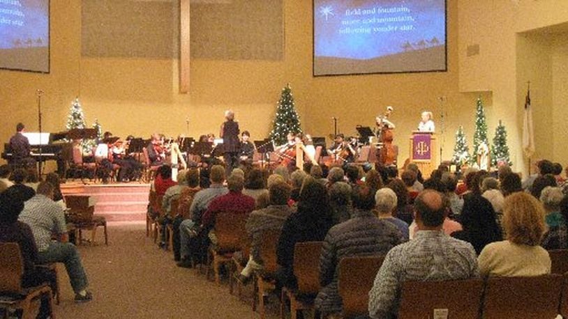 Several of the biggest local churches will host Christmas services Monday and Tuesday. CONTRIBUTED