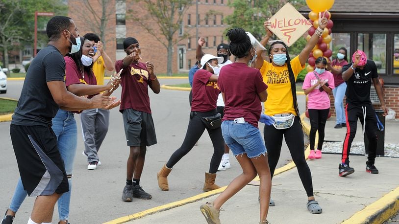 The Pirate Ambassadors welcome incoming freshmen and transfer students to Central State for the 2020 school year. STAFF/MARSHALL GORBY