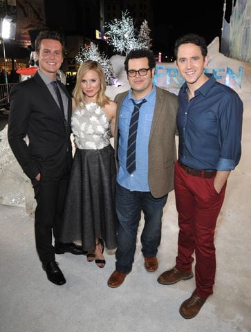 The premiere of "Frozen" in Hollywood
