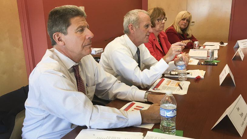 Members of the Five-Year Financial Plan Advisory Committee learned from Montgomery County leaders that the county will lose $9 million a year in Medicaid managed care sales tax from Ohio. STAFF/CHRIS STEWART