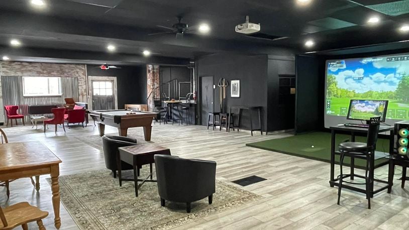 Flyer Lie Golf, a golf improvement center and event space, is now open at 29 N. Elm St. in West Carrollton (CONTRIBUTED PHOTO).