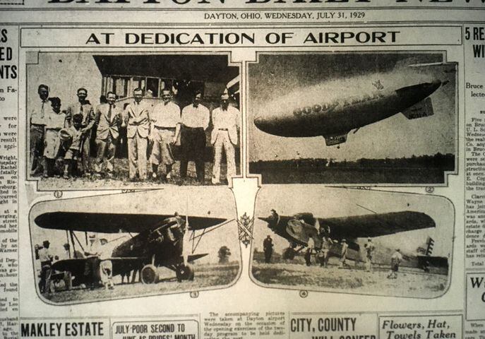 Coverage of first Dayton airport opening