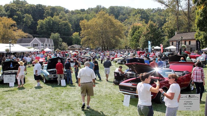 The showfield at the 11th Dayton Concours d’Elegance at Carillon Park. Photo by Haylie Schlater