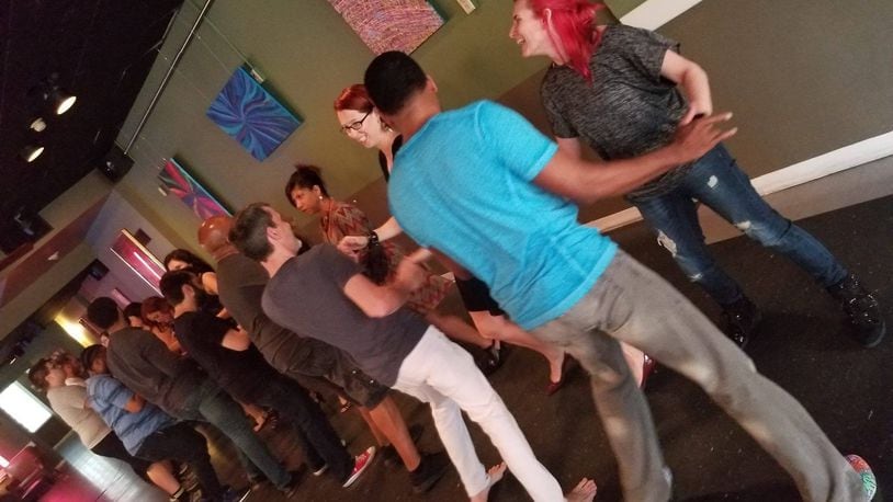 DaytOn1 Salsa currently offers lessons in two locations weekly — Hannah’s, in downtown Dayton, and The Barrel, in Springboro. CONTRIBUTED