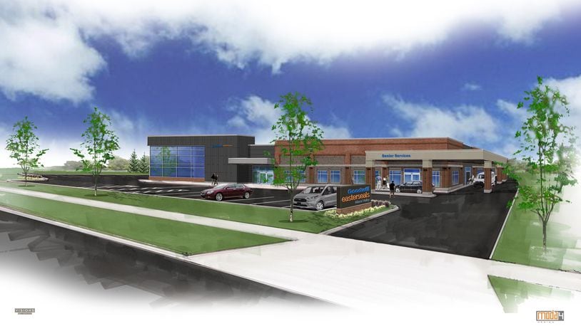 Rendering of Goodwill Easterseals' planned Trotwood facility. Groundbreaking was Oct. 28, 2021. CONTRIBUTED PHOTO